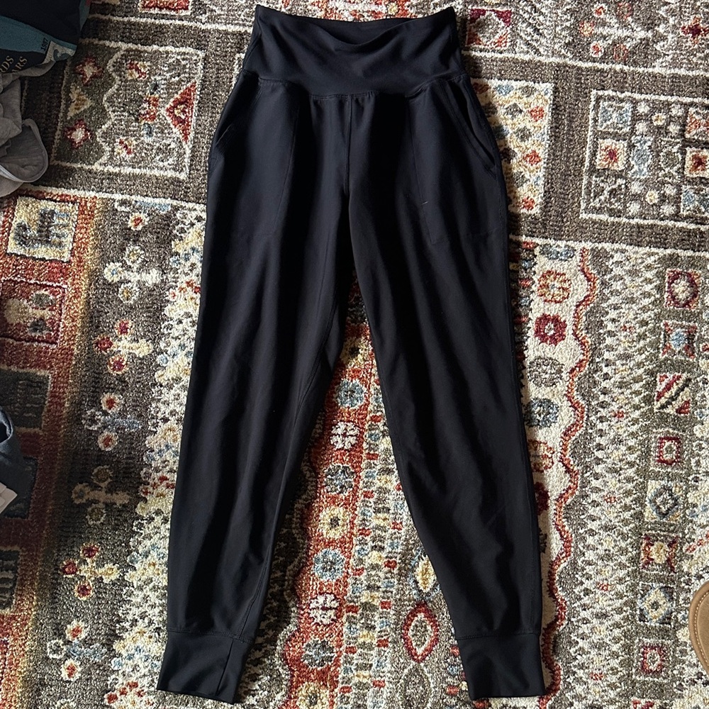 Black High-Waisted Women's Joggers